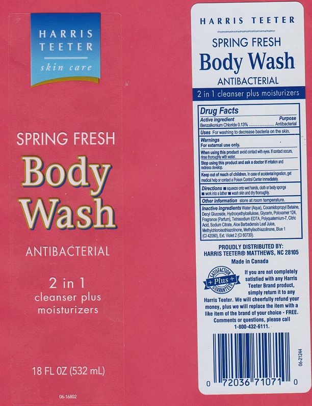 Harris Teeter Spring Fresh Body Wash | Benzalkonium Chloride Liquid while Breastfeeding