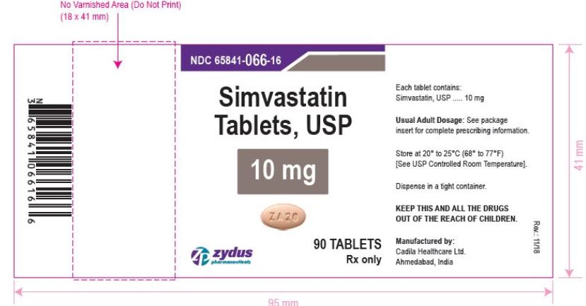 Simvastatin tablets 10 mg