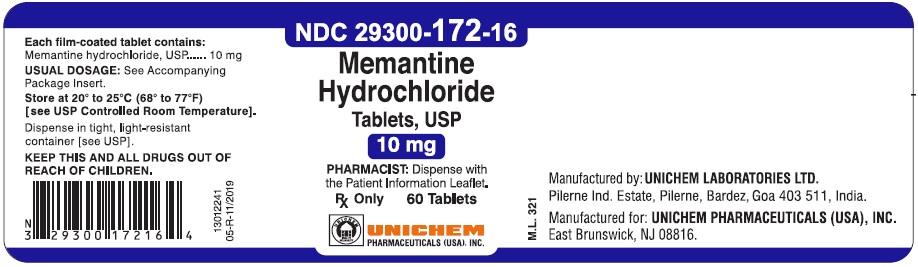 Memantine hydrochloride Tablets USP 10 mg