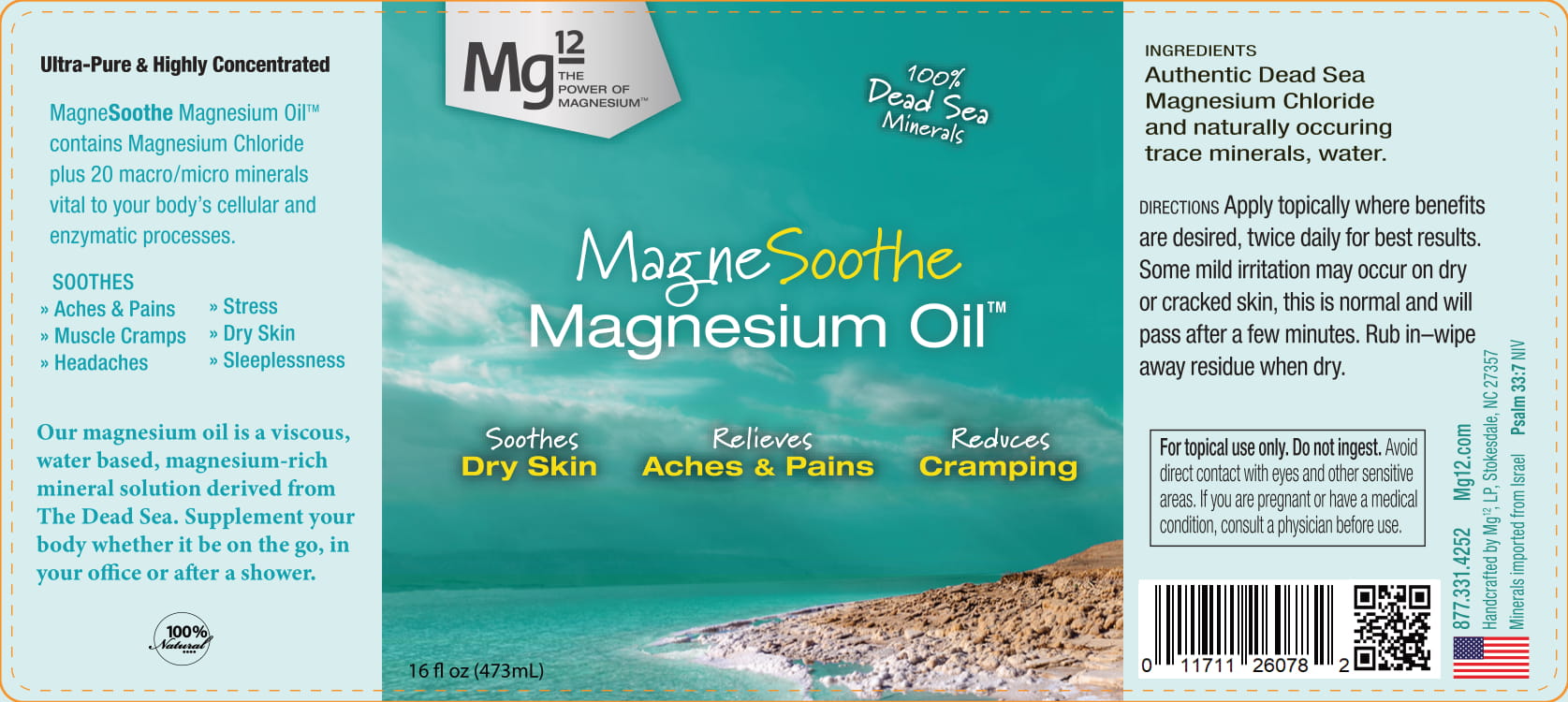 Magnesoothe Oil Label
