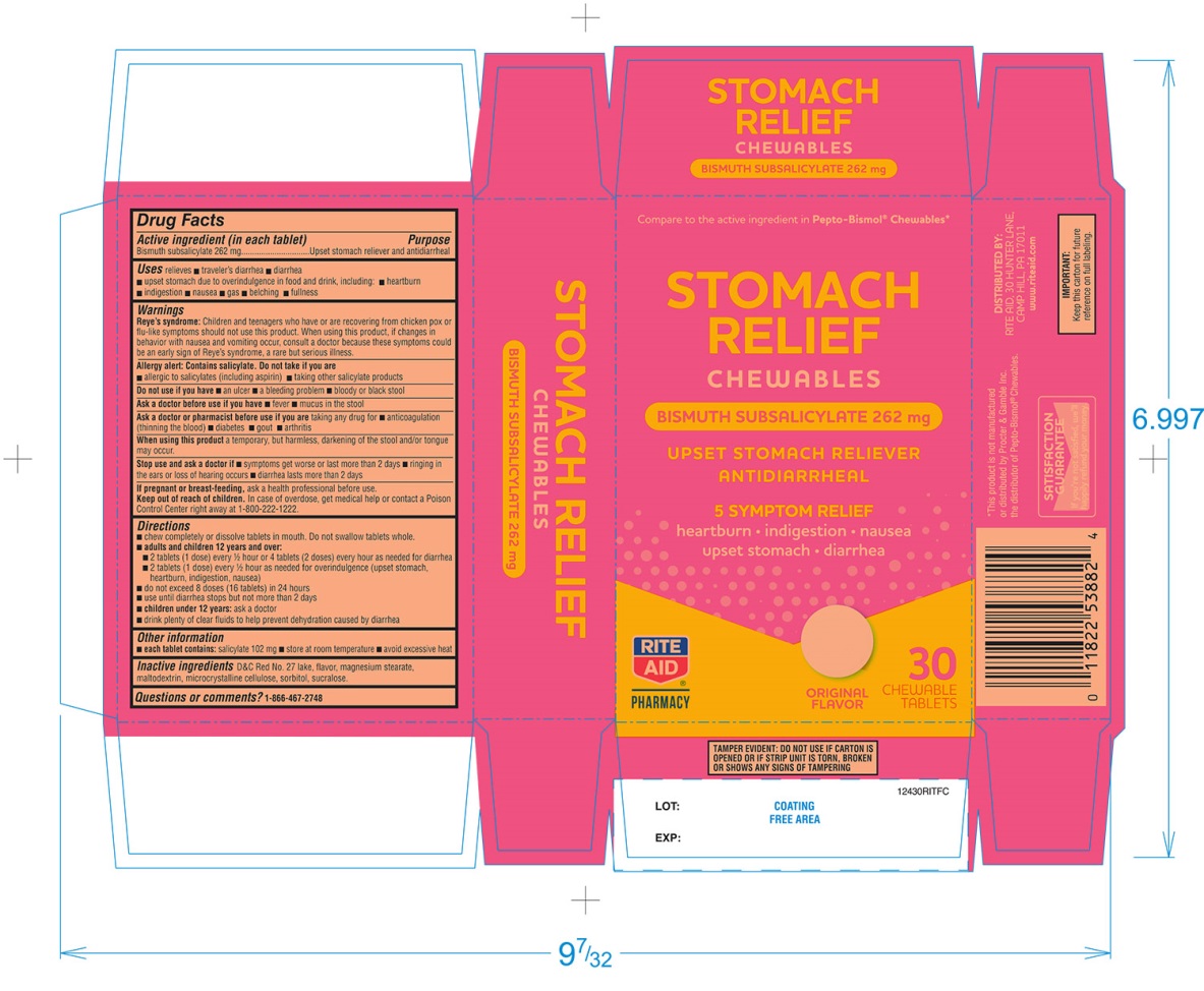 Rite Aid Stomach Relief Chewable Tablets