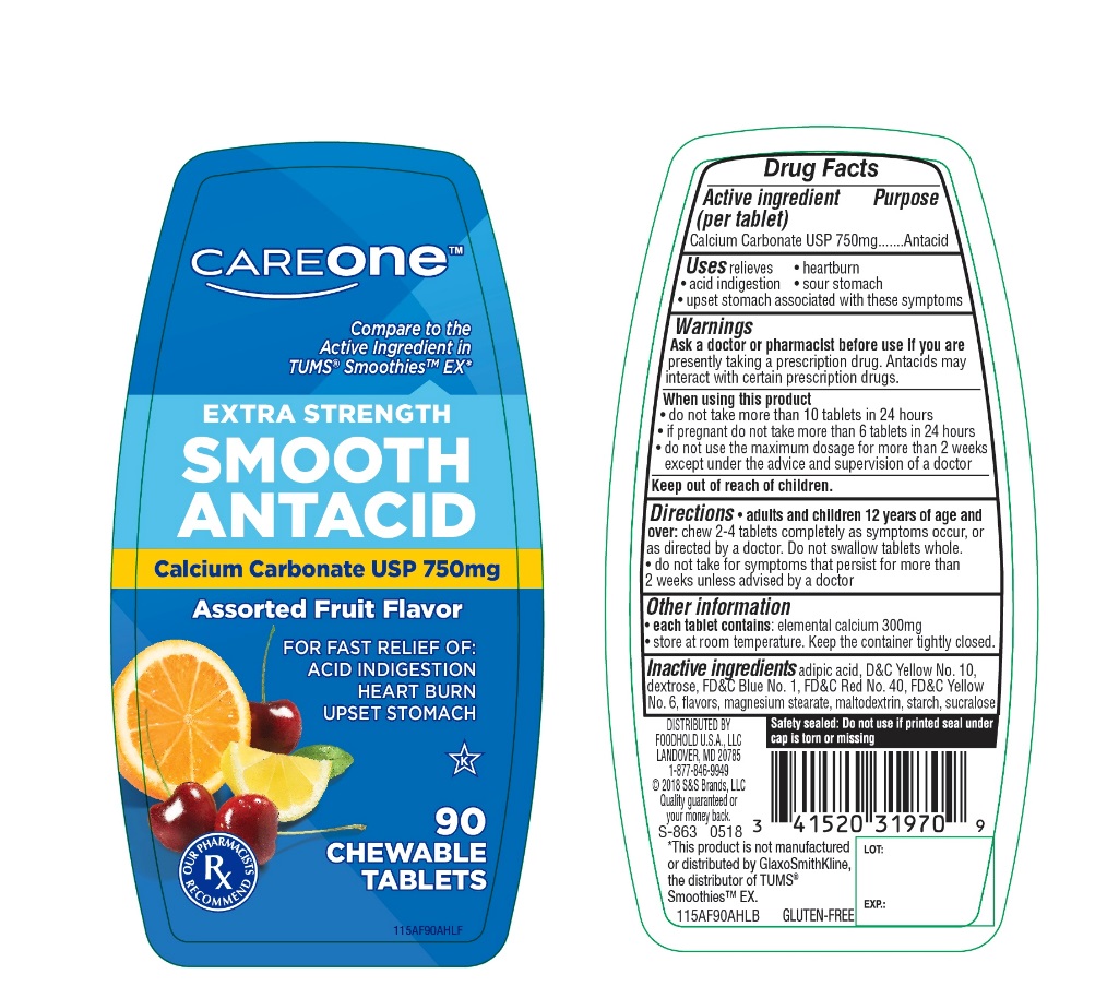 Careone Extra Strength Smooth Antacid 90 Counts