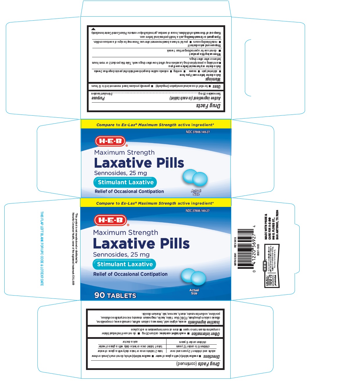 Heb Maximum Strength Laxative Pills | Sennosides Tablet while Breastfeeding