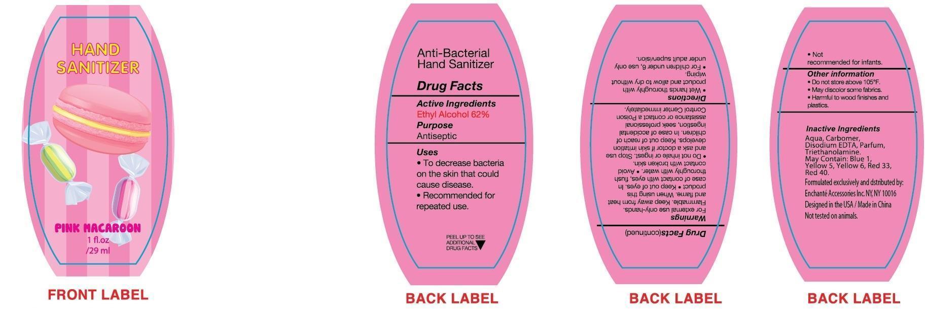 Pink Macaroon Hand Sanitizer | Alcohol Liquid Breastfeeding