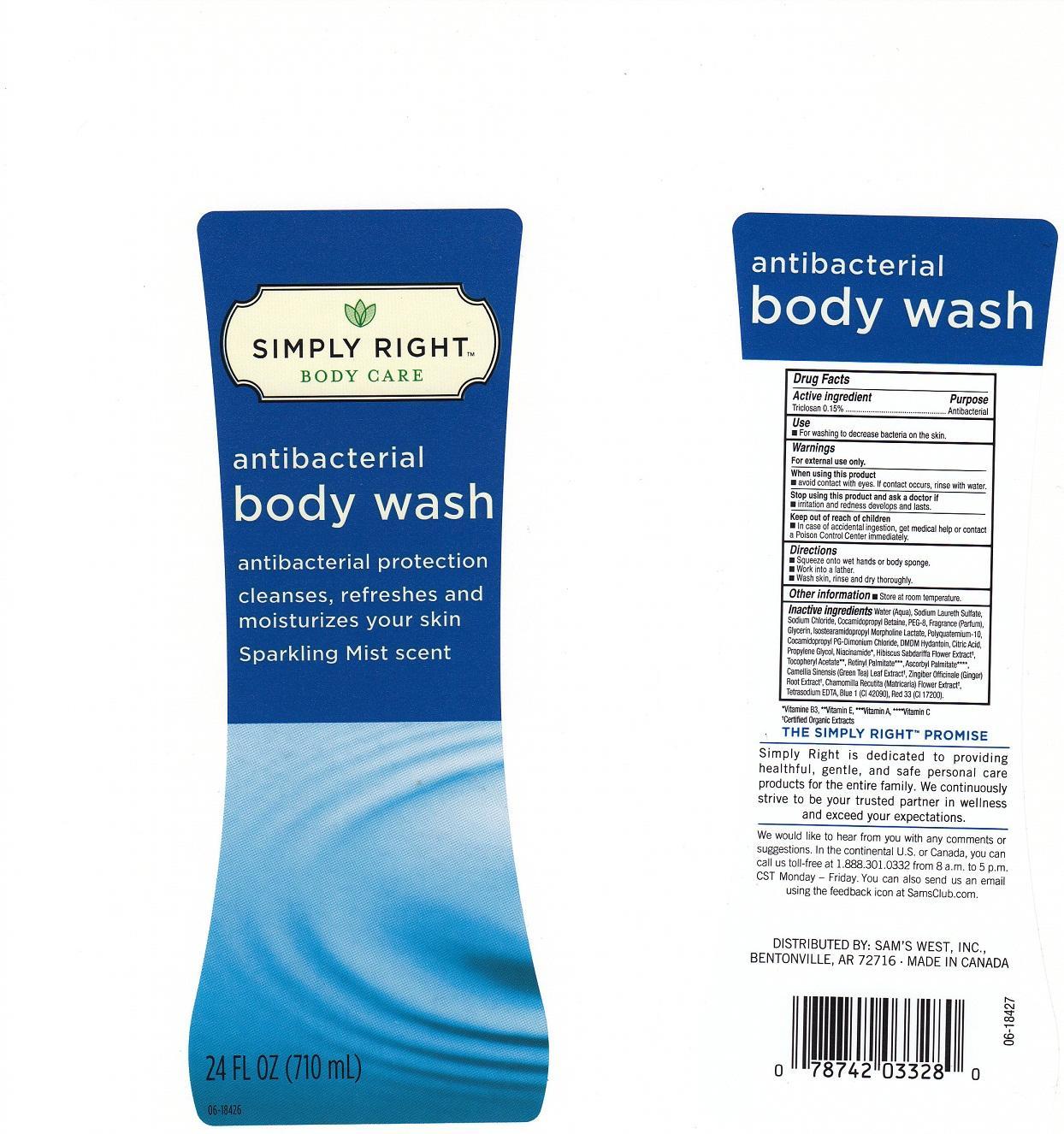 Simply Right Body Care Sparkling Mist | Triclosan Liquid while Breastfeeding