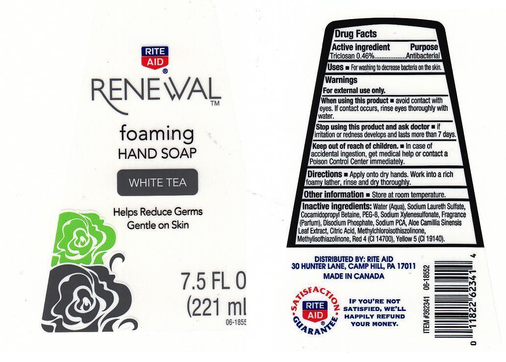 Rite Aid Renewal White Tea | Triclosan Liquid Breastfeeding