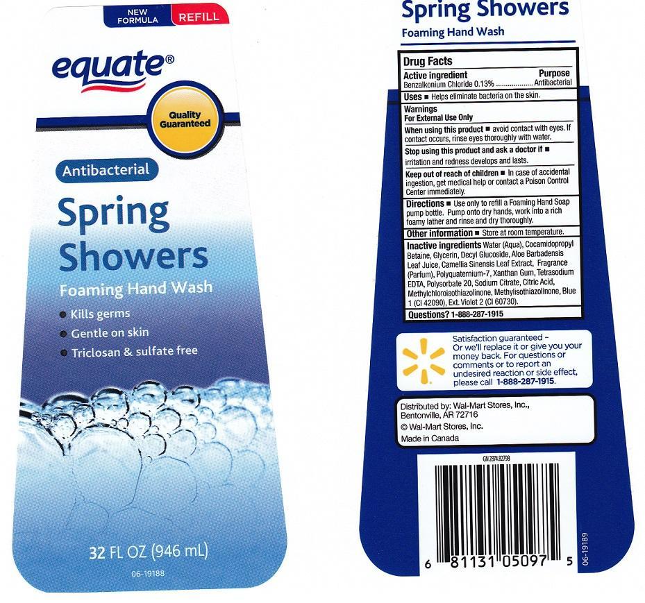 Equate Spring Showers | Benzalkonium Chloride Liquid Breastfeeding