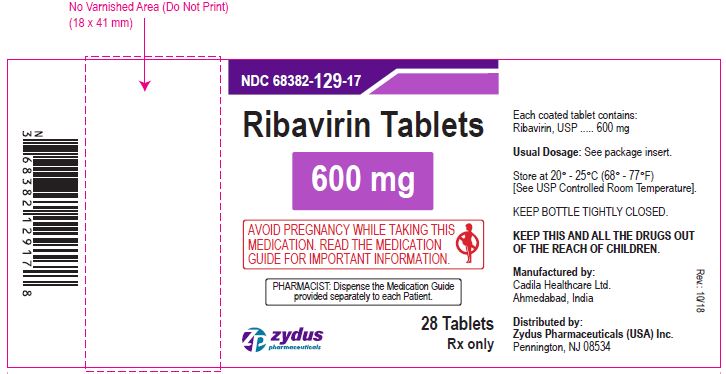 Ribavirin tablet 600 mg