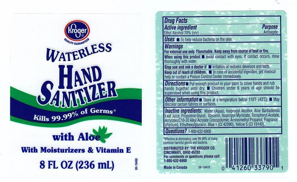 Kroger Waterless Hand Sanitizer With Aloe | Ethyl Alcohol Liquid Breastfeeding