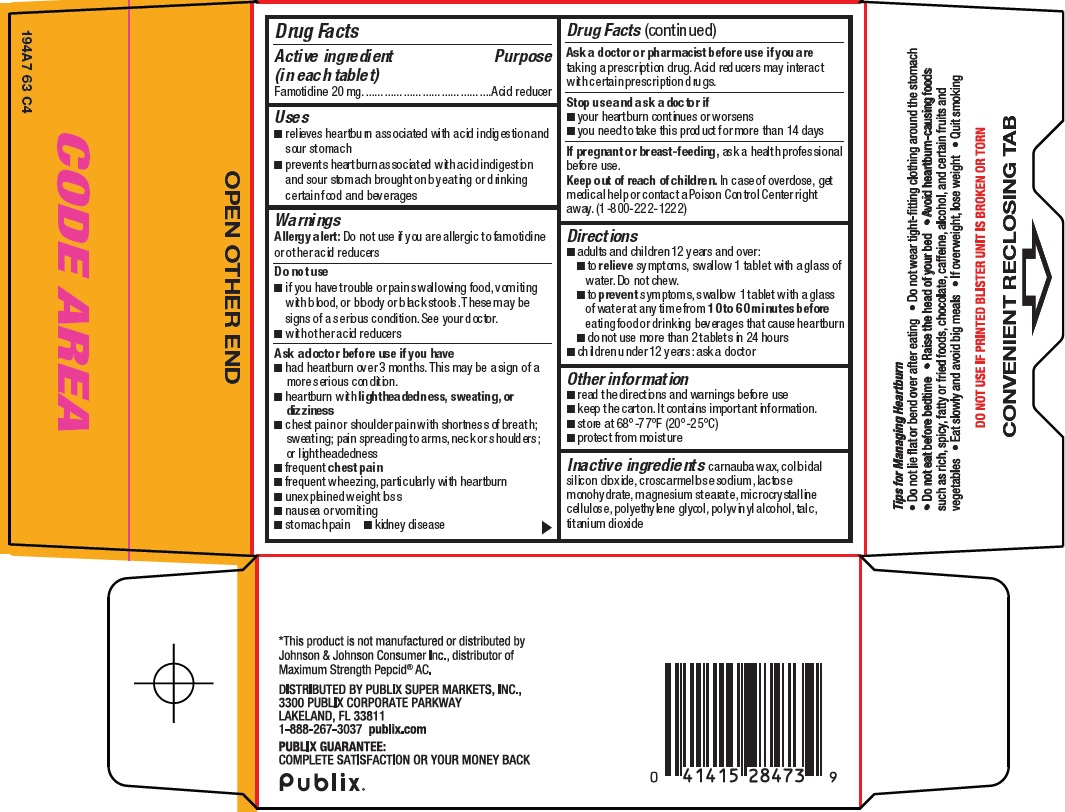 Maximum Strength Famotidine Tablets, 20 mg Carton Image 2