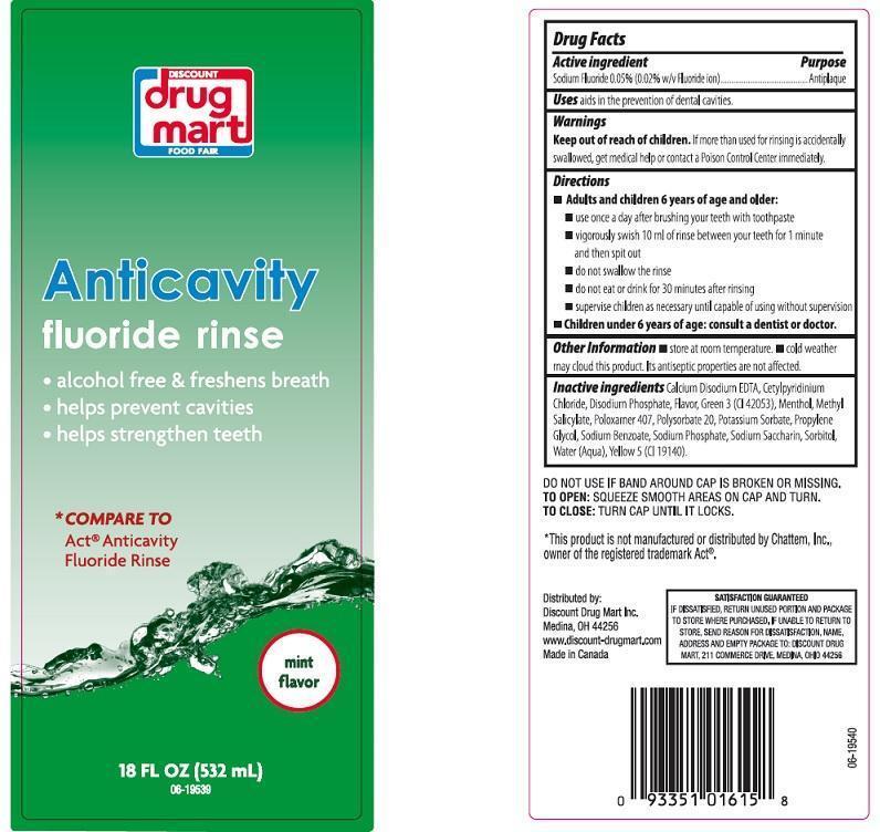Discount Drug Mart Anticavity Fluoride Rinse Mint Flavor | Sodium Fluoride Liquid Breastfeeding