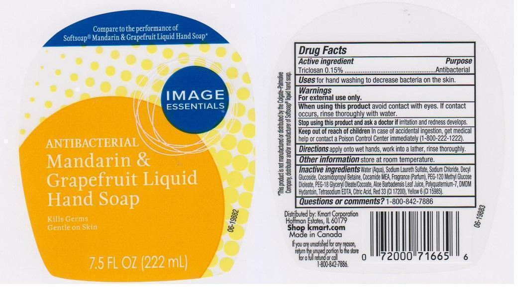 Image Essentials Antibacterial Hand Mandarin And Grapefruit | Triclosan Liquid Breastfeeding