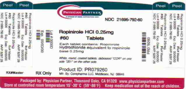 Ropinirole HCl 0.25mg