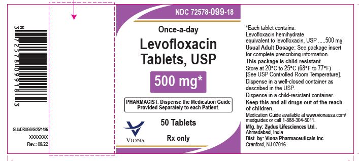 Levofloxacin Tablets, 500 mg