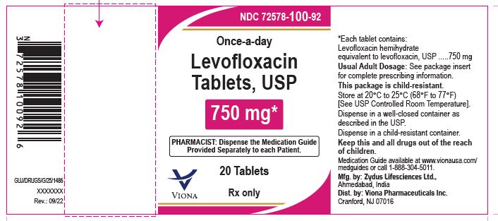 Levofloxacin Tablets, 750 mg