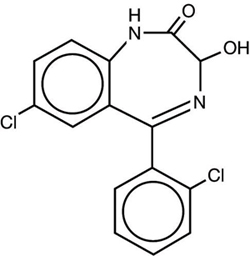 Lorazepam Chemical Structure