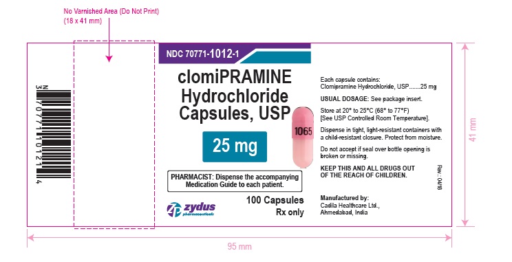 Clomipramine Hydrochloride Capsules, USP