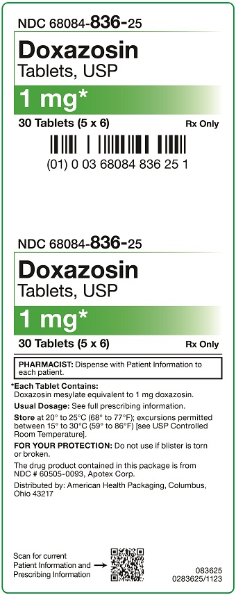 1 mg Doxazosin 5x6 Carton