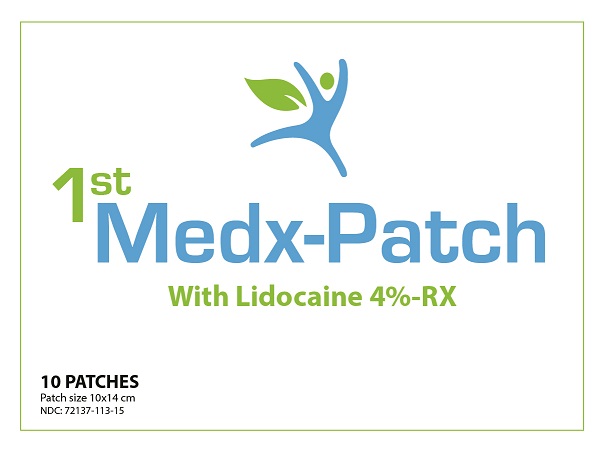 1st Medx_Patch_LBL_Front_10 count