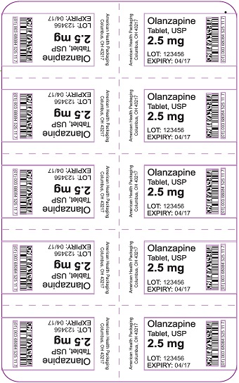 2.5 mg Olanzapine Tablet Blister