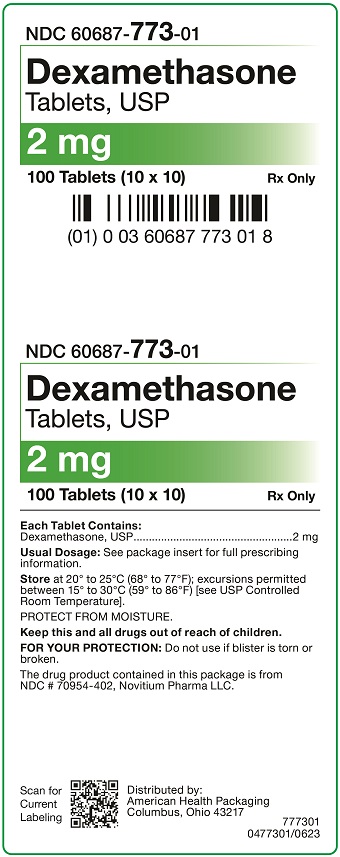2 mg Dexamethasone Tablets Carton