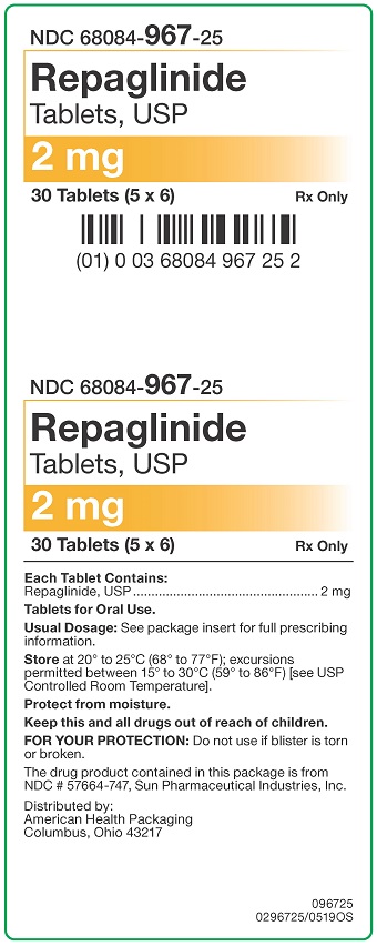 2 mg Repaglinide Tablet Carton