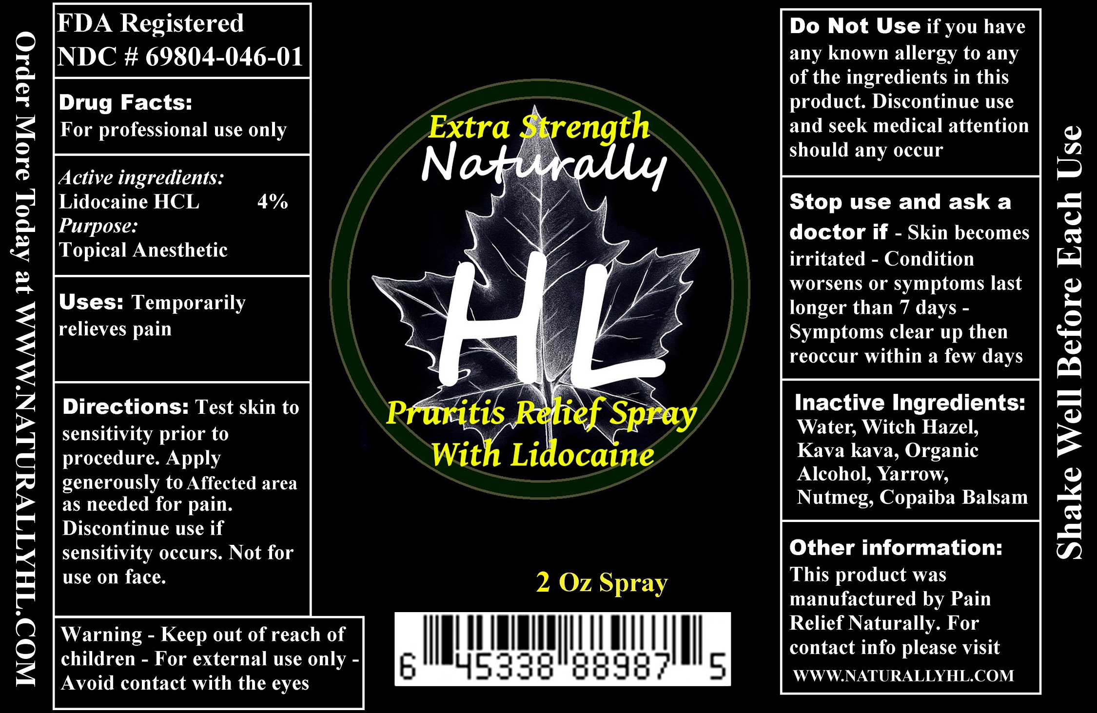Extra Strength Pruritis Relief | Lidocaine Hcl Spray Breastfeeding