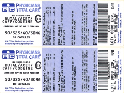 image of 2 package labels