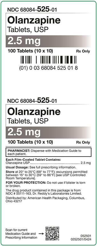 2.5 mg Olanzapine Carton