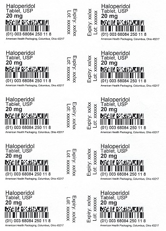 20 mg Haloperidol Tablet Blister