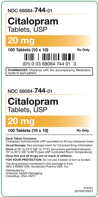 20 mg Citalopram Tablets Carton