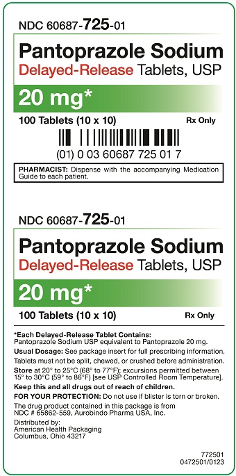 20 mg Pantoprazole Sodium Delayed-Release Tablets Carton