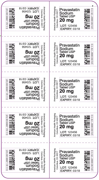 20 mg Pravastatin Sodium Tablet Blister