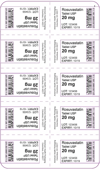 20 mg Rosuvastatin Tablet Blister