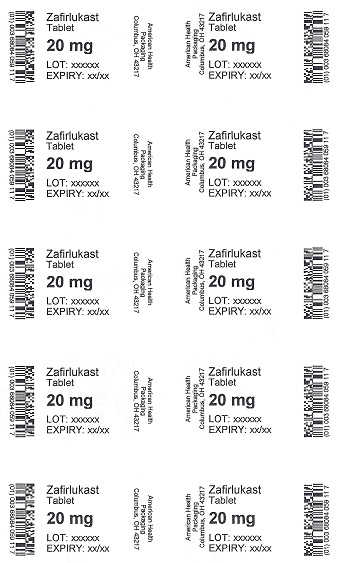 20 mg Zafirlukast Tablets Blister