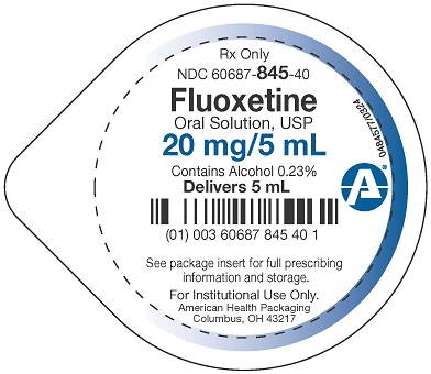 20 mg per 5 mL Fluoxetine Oral Solution Cup Lid