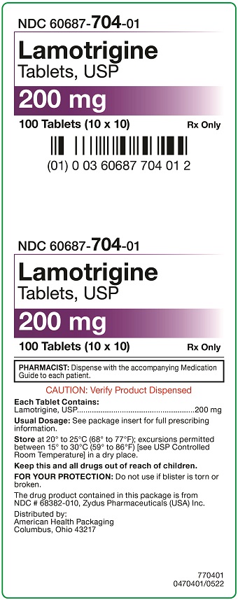 200 mg Lamotrigine Tablets Carton