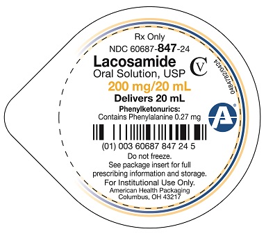 200 mg/20 mL Lacosamide Oral Solution Cup Lid