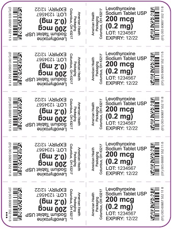 200 mcg Levothyroxine Tablet Blister