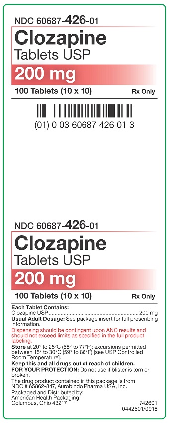200 mg Clozapine Tablets Carton
