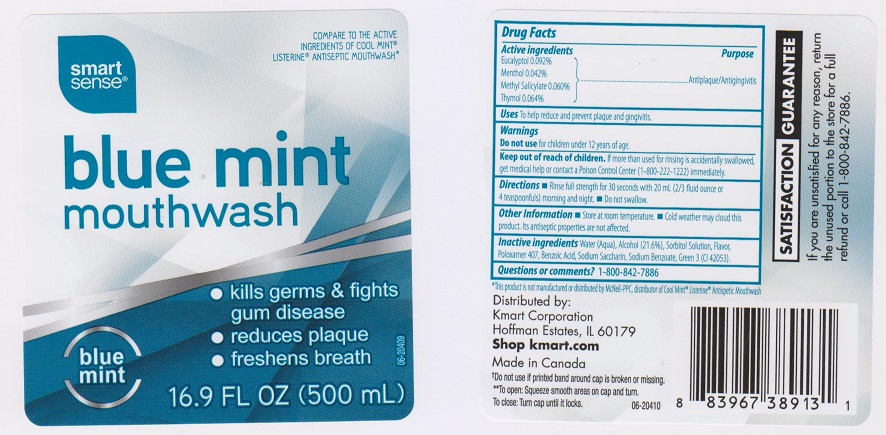 Smart Sense Blue Mint | Eucalyptol 0.92 Mg, Menthol 0.42 Mg, Methyl Salicylate 0.60 Mg, Thymol 0.64 Mg Breastfeeding