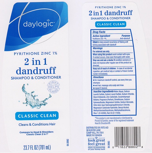 Daylogic 2in1 Dandruff Classic Clean | Pyrithione Zinc Liquid while Breastfeeding