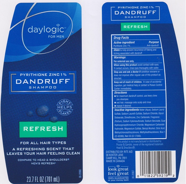 Daylogic Refresh Dandruff | Pyrithione Zinc Shampoo Breastfeeding