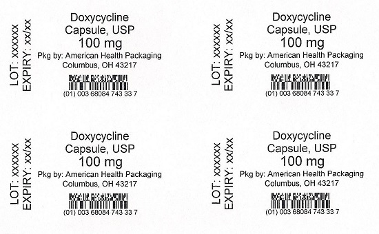100 mg Doxycycline Capsule Blister (20UD)