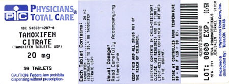 Image of 20 mg package label