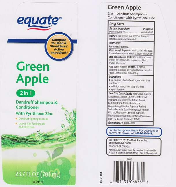 Equate Green Apple 2 In 1 Dandruff | Pyrithione Zinc Shampoo while Breastfeeding