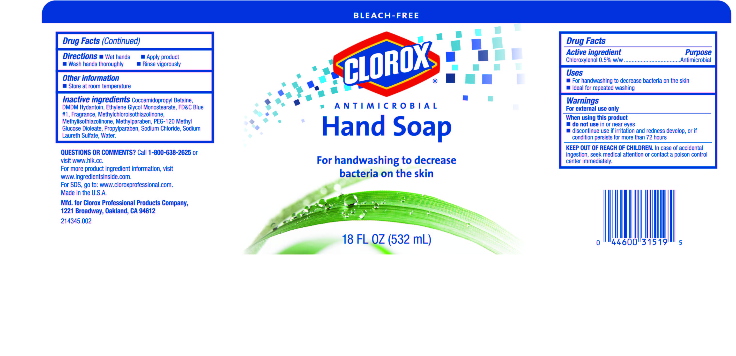 Clx Antimicrobial Hand Soap