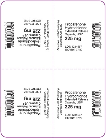 225 mg Propafenone Hydrochloride Extended Release Capsule Blister