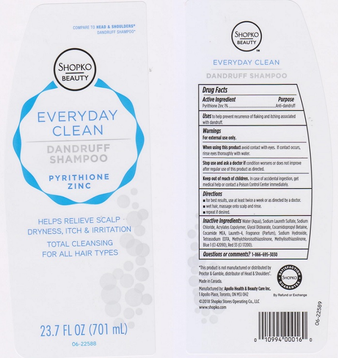 Shopko Beauty Everyday Clean Dandruff | Pyrithione Zinc Shampoo while Breastfeeding