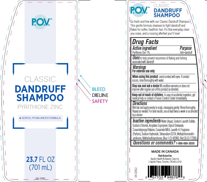 P.o.v. Classic Dandruff | Pyrithione Zinc Shampoo Breastfeeding